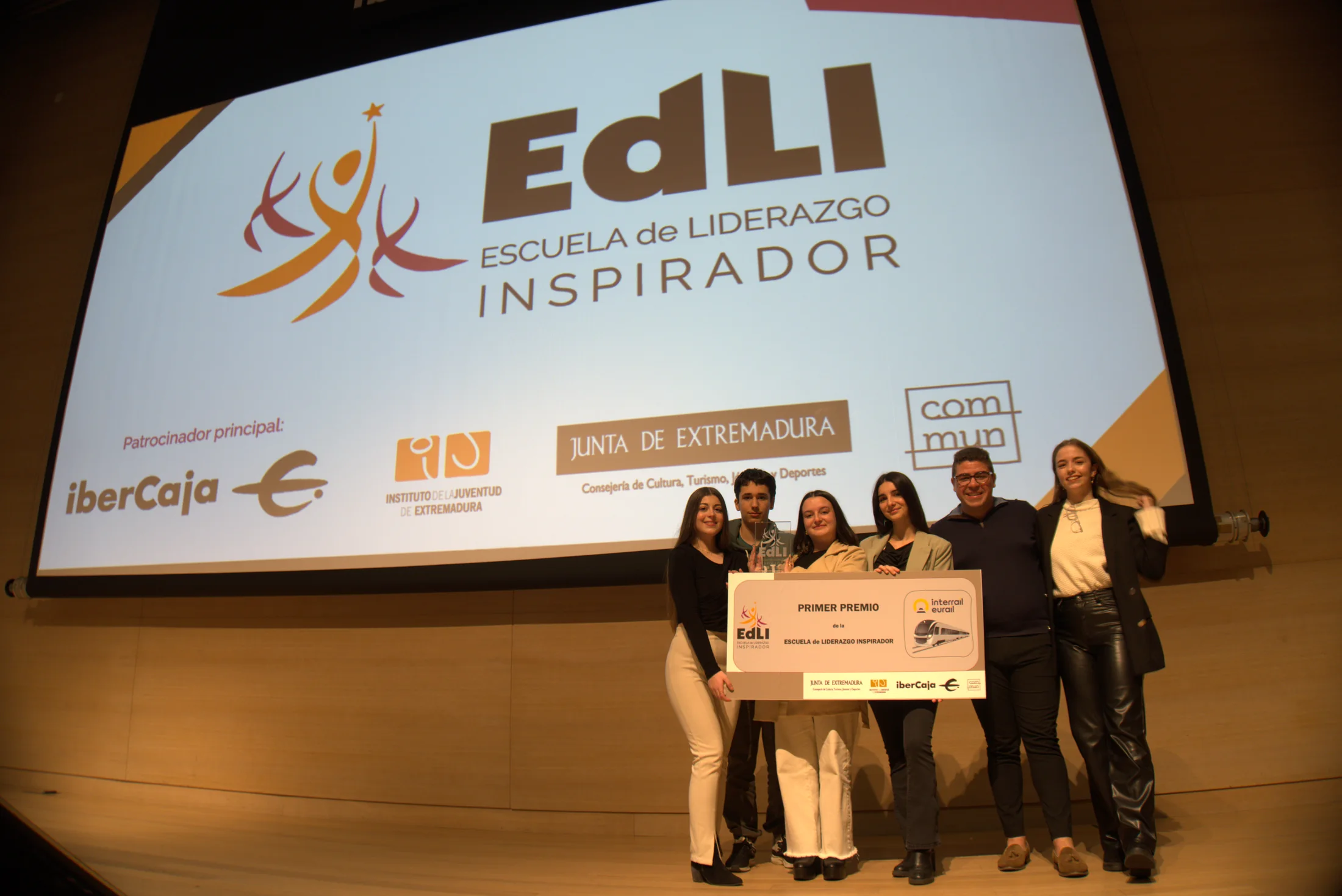 Equipo finalista de EdLI en 2024 con el premio Interrail
